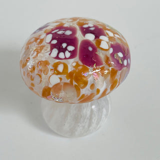 Cinderellas Glass - Mushroom - Purple/Orange - Large