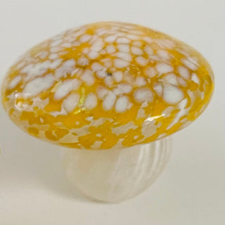 Cinderellas Glass - Mushroom - Yellow - Large -  - Glass - McMillan Arts Centre & MAC Box Office