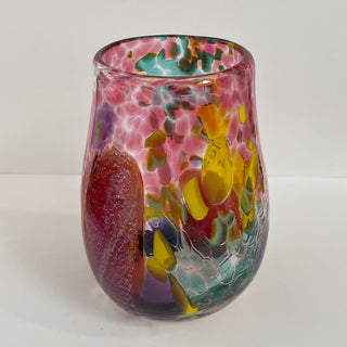 Cinderellas Glass - Tumbler - 4.5" tall -  - Glass Art - McMillan Arts Centre & MAC Box Office