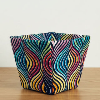 Monika Easy (Habart) - Textile - Container - 3" wide bottom x 5" wide top x 4" tall