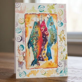 Carla Flegel - Card - "May the Fish Be With You"