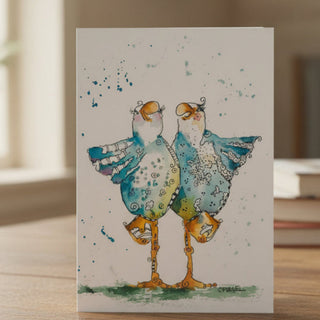 Carla Flegel - Card - "Like Peas in a Pod"