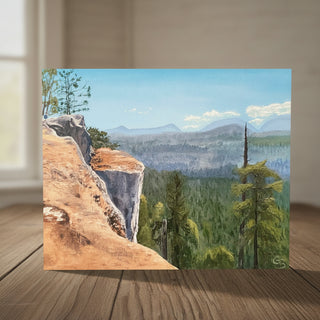 Gene Belliveau - Card - Little Mountain Lookout, Parksville, BC -  -  - McMillan Arts Centre & MAC Box Office