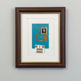 Ani MacGillivary - Card -  Collage with Canadian stamp featuring King Charles
