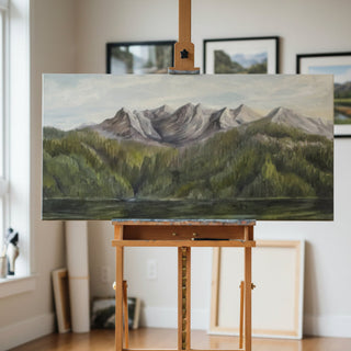 Ray Francis - Oil - "Arrowsmith Imagined"  12" x 24"