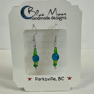 Lynn Northwood - Earrings -Blue & Green