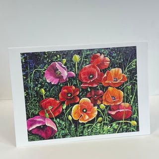Margery Blom - Card - Peppy Poppies