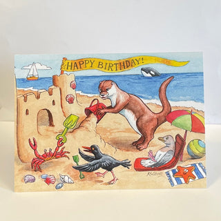 Andrea Walters - Card - Birthday Sandcastle