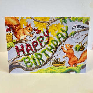 Andrea Walters - Card - Squirrelly Birthday
