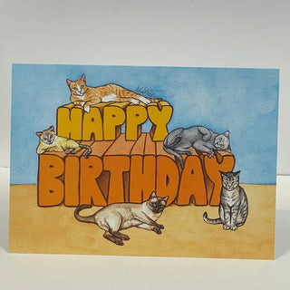 Andrea Walters - Card - Birthday Cats