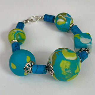 Lynn Orriss - Bracelet - Funky Turquoise & Green