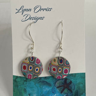 Lynn Orriss - Earrings - Grey - Round - Multi