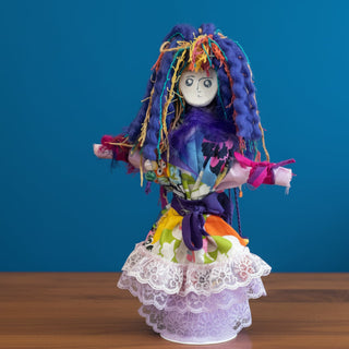 Nelusha McDonald - Spirit Doll - 12" tall - stand included