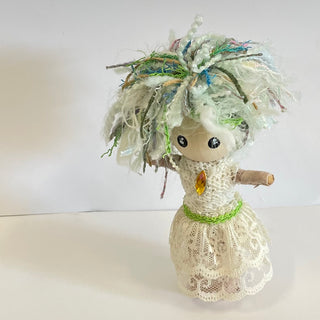 Nelusha McDonald - Wishing  Doll - 6" tall