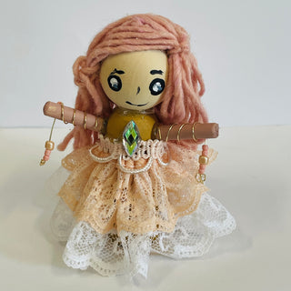 Nelusha McDonald - Wishing  Doll - 4" tall
