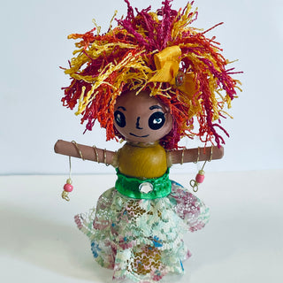 Nelusha McDonald - Wishing  Doll - 4" tall