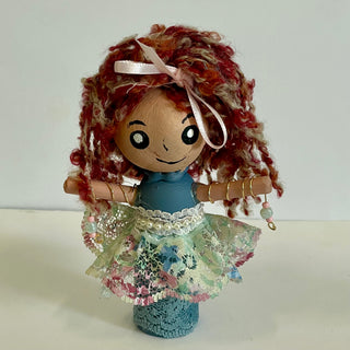 Nelusha McDonald - Wishing  Doll - 4" tall