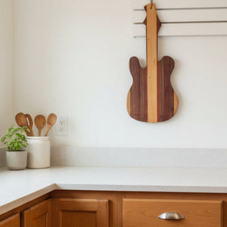 Bruce Nobel - Wood - Charcuterie Board - Guitar shape