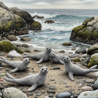 Kate Beauregard - Felted Seals -various