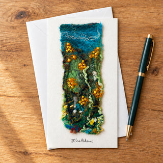 Darrell Giraldeau - Card - Narrow Felted Strip