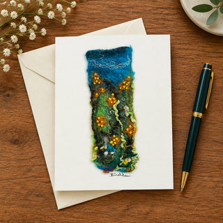 Darrell Giraldeau - Card - Narrow Felted Strip