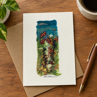 Darrell Giraldeau - Card - Narrow Felted Strip