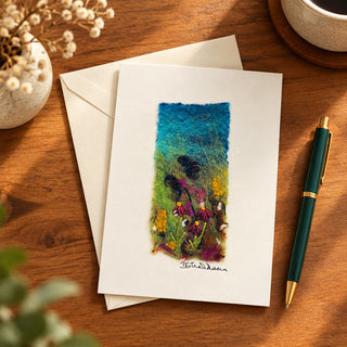 Darrell Giraldeau - Card - Narrow Felted Strip