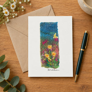 Darrell Giraldeau - Card - Narrow Felted Strip