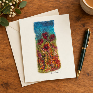 Darrell Giraldeau - Card - Narrow Felted Strip