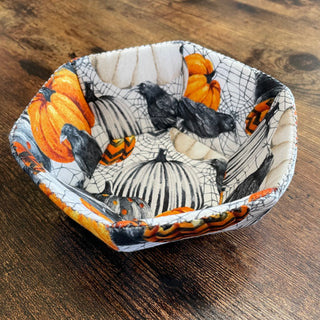 Monika Easy (Habart) - Textile - 6 sided - Crows & pumpkins