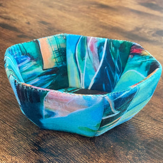 Monika Easy (Habart) - Textile - Medium Bowl - 6 sided - Tropical colours