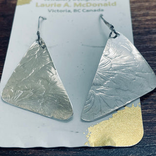 Laurie McDonald - Earrings - Sterling Silver - Triangles