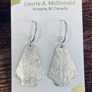 Laurie A. McDonald - Earrings - Sterling Silver - Tree Shape