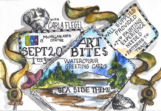 MAC School - Art Bites - Unique Art Cards with Carla Flegel -  Sept 20, 2026