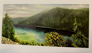 Margery Blom - Card - Cameron Lake (landscape)