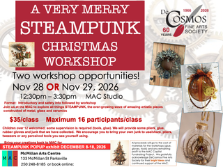 A Very Merry STEAMPUNK Christmas Workshop, SUNDAY, NOVEMBER 29TH, 12:30pm