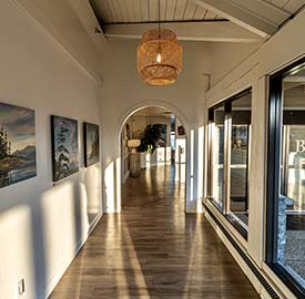 Art at the Bayside gallery display
