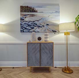 Curated Vancouver Island artwork at Bayside Resort