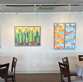 MAC curated art displayed throughout Bayside Resort
