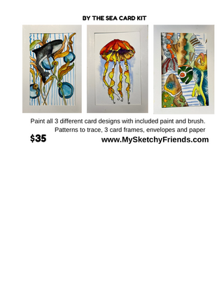 Carla Flegel - Card Kit - By the Sea - Carla Flegel - McMillan Arts Centre Gallery, Gift Shop and Box Office - Vancouver Island Art Gallery