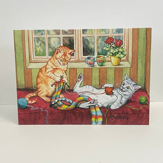 Andrea Walters - Card - Knit & Play - Andrea Walters - McMillan Arts Centre Gallery, Gift Shop and Box Office - Vancouver Island Art Gallery