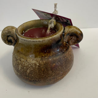 Crystal Burgess - Torzan fired candle - Crystal Burgess - McMillan Arts Centre Gallery, Gift Shop and Box Office - Vancouver Island Art Gallery