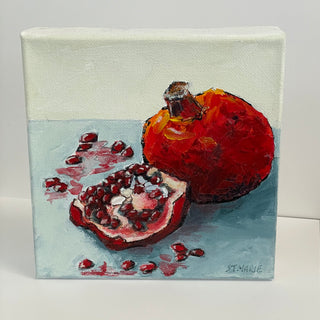 Fay St. Marie - Acrylic Painting - "Pomegranates A" - Fay St. Marie - Acrylic - McMillan Arts Centre & MAC Box Office