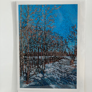 Joanne Nemeth - Card - "First Snow" - Joanne Nemeth - Card - McMillan Arts Centre & MAC Box Office