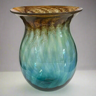 Toni Johnson - Glass - Vase - 6" high x 5" wide - Toni Johnson - Glass - McMillan Arts Centre & MAC Box Office