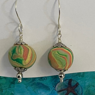 Lynn Orriss - Earrings - Medium Ball Swirl - Lynn Orriss - Jewellery - McMillan Arts Centre & MAC Box Office