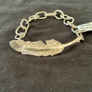 Karen Schmidt Humiski - Bracelet - Sterling Silver - Feather link - Karen Schmidt Humiski - McMillan Arts Centre Gallery, Gift Shop and Box Office - Vancouver Island Art Gallery