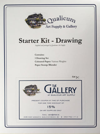 Qualicum Art Supply & Gallery - Starter Kit - Drawing - Qualicum Art Supply & Gallery - McMillan Arts Centre Gallery, Gift Shop and Box Office - Vancouver Island Art Gallery