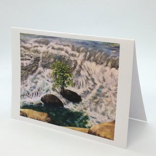 Margery Blom - Card - Fortitude: Nymph Falls - Margery Blom - McMillan Arts Centre Gallery, Gift Shop and Box Office - Vancouver Island Art Gallery