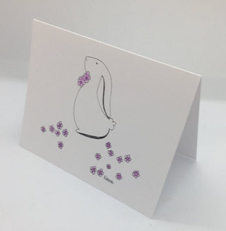 Dana Wagner - Card - "Sweet Pea Rabbit" - Dana Wagner - Card - McMillan Arts Centre & MAC Box Office